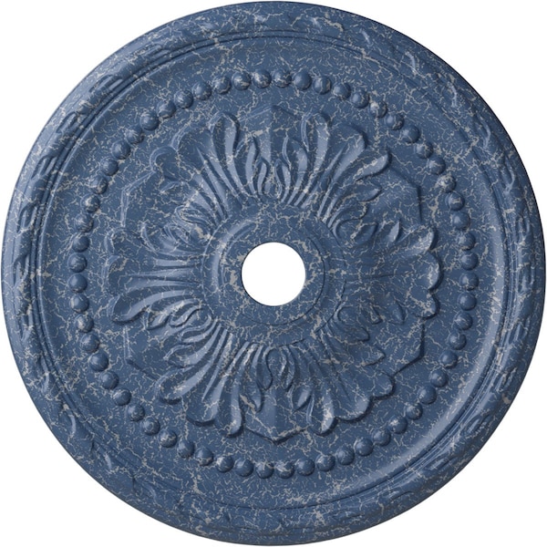 Ekena Millwork Palmetto Medallion (Canopies up to 7 5/8"), 31 1/2"OD x 3 5/8"ID x 1 3/4"P, Americana Crackle CM31PMAMC - main